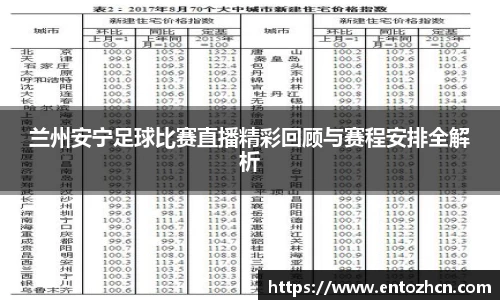 兰州安宁足球比赛直播精彩回顾与赛程安排全解析