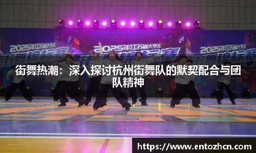 街舞热潮：深入探讨杭州街舞队的默契配合与团队精神