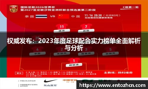 权威发布：2023年度足球配合实力榜单全面解析与分析